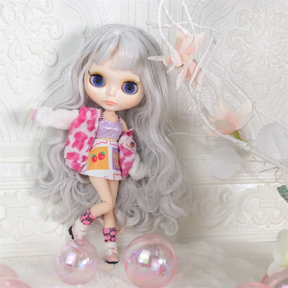 ICY DBS Blyth doll White Skin Glossy face Matte face Joint body with hand set A&B 1/6 bjd suitable diy makeup Special price