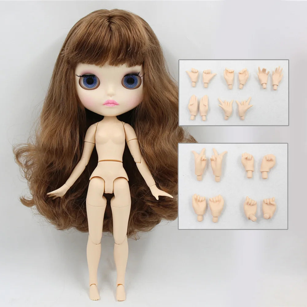 ICY DBS blyth doll 1/6 joint body white skin toy customized doll 30cm bjd random eyes colors anime toy girls gift