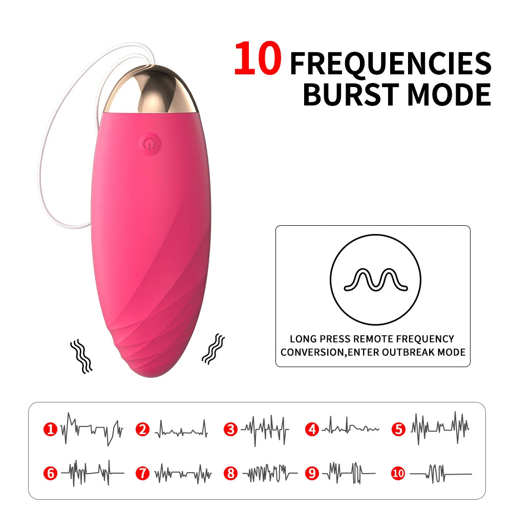 Vibrator Bullet Sex Toys For Woman Wireless Remote Control Vibrating Eggs Dildo Clitoris Stimulator G- Spot Vibrators For Women