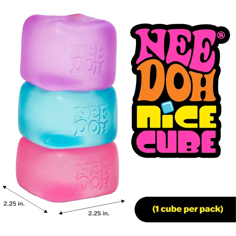 Trending Nee Doh Jellyfish & Cube Squish Toy, Soft Jelly Squeeze Stress Relief Fidget Toy, Sensory NeeDoh for Kids & Adults