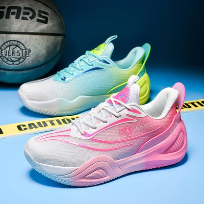 Men Basketball Shoes Unisex High Quality Sneakers Women Light Sports Shoes Outdoor Unisex Breathable Athletic Trainer Non-slip