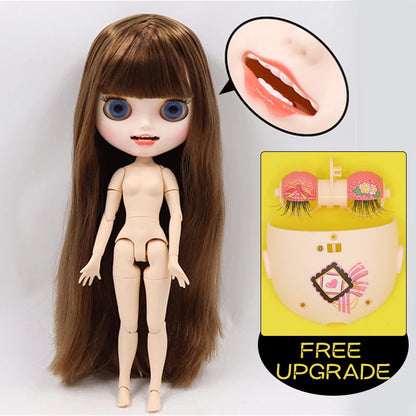 ICY DBS Blyth Doll 1/6 bjd ob24 toy joint body white skin custom doll customized face matte face 30cm toy girls gift
