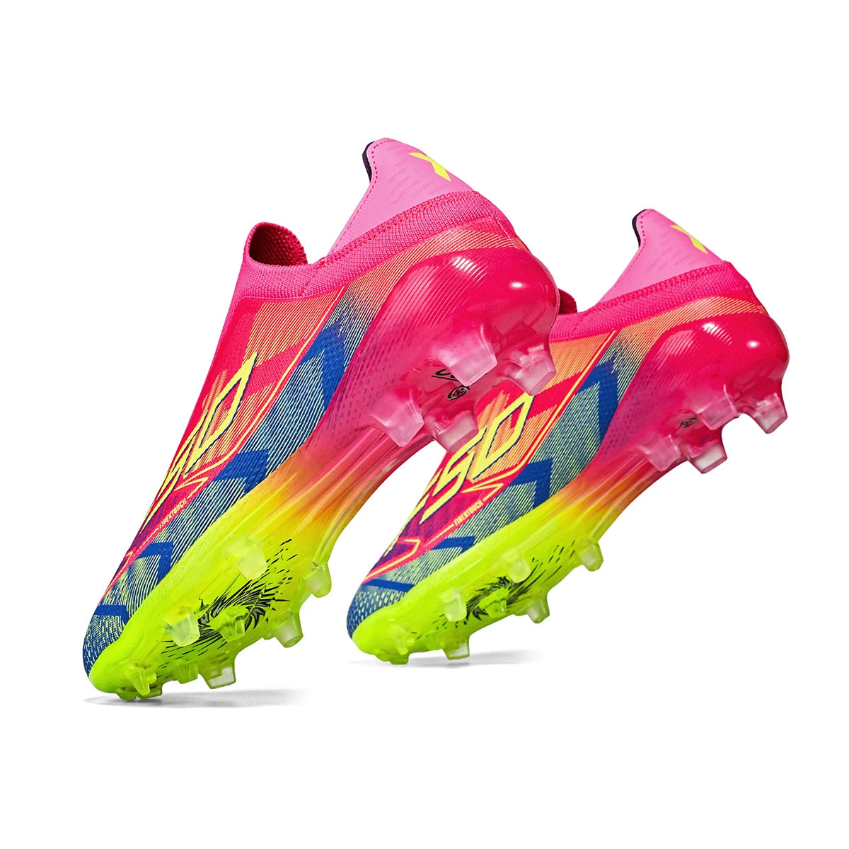 Ultra Light AG FG Football Shoes Sweat-proof PU Fabric Wear-resistant TPU Sole Snug Fit Unisex Natural Grass Practice Sneakers