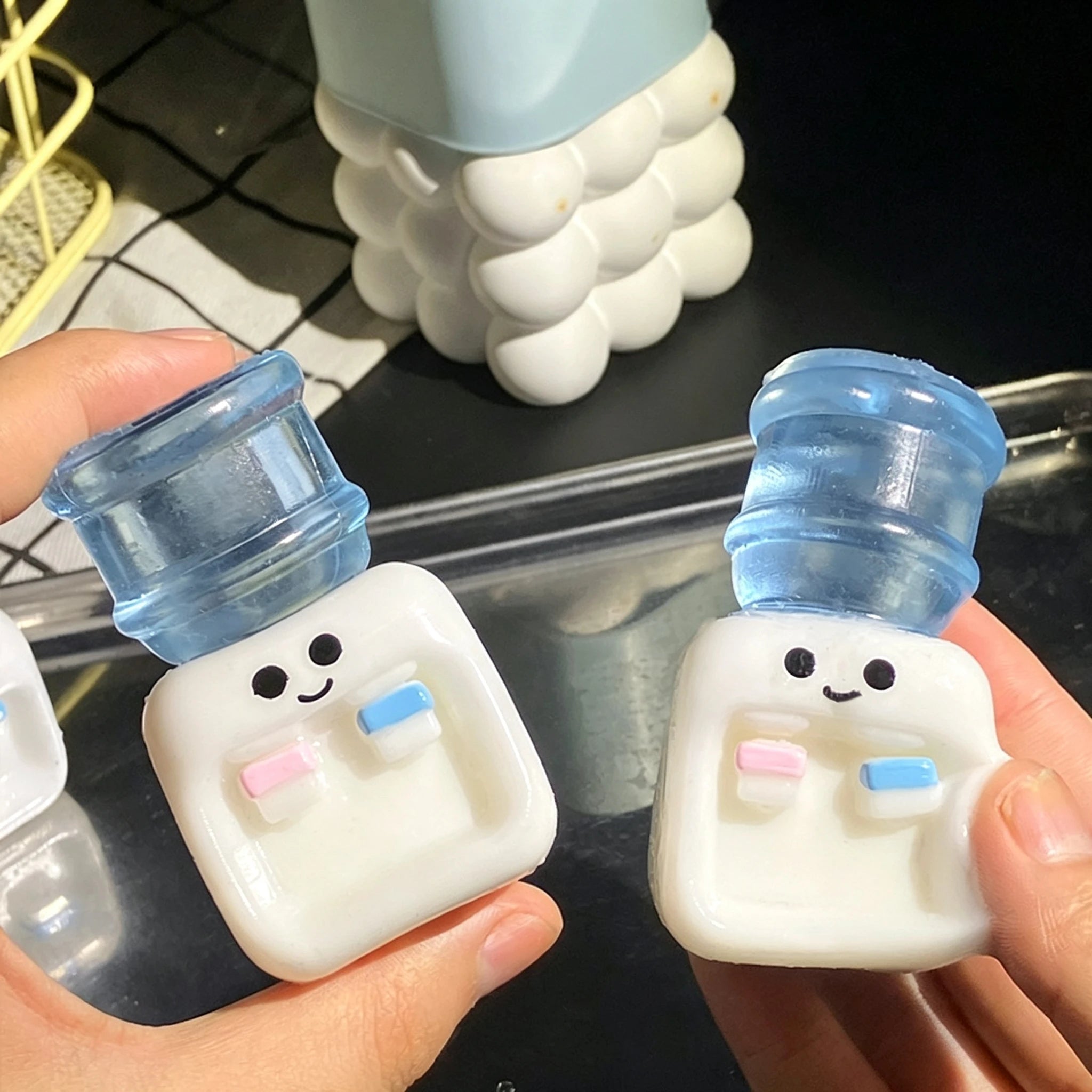 Squishy Water Dispenser Squeeze Toy Funny Stress Relief Decompression Fidget Toy for Adults and Friends Squeeze Anti Stress Toy
