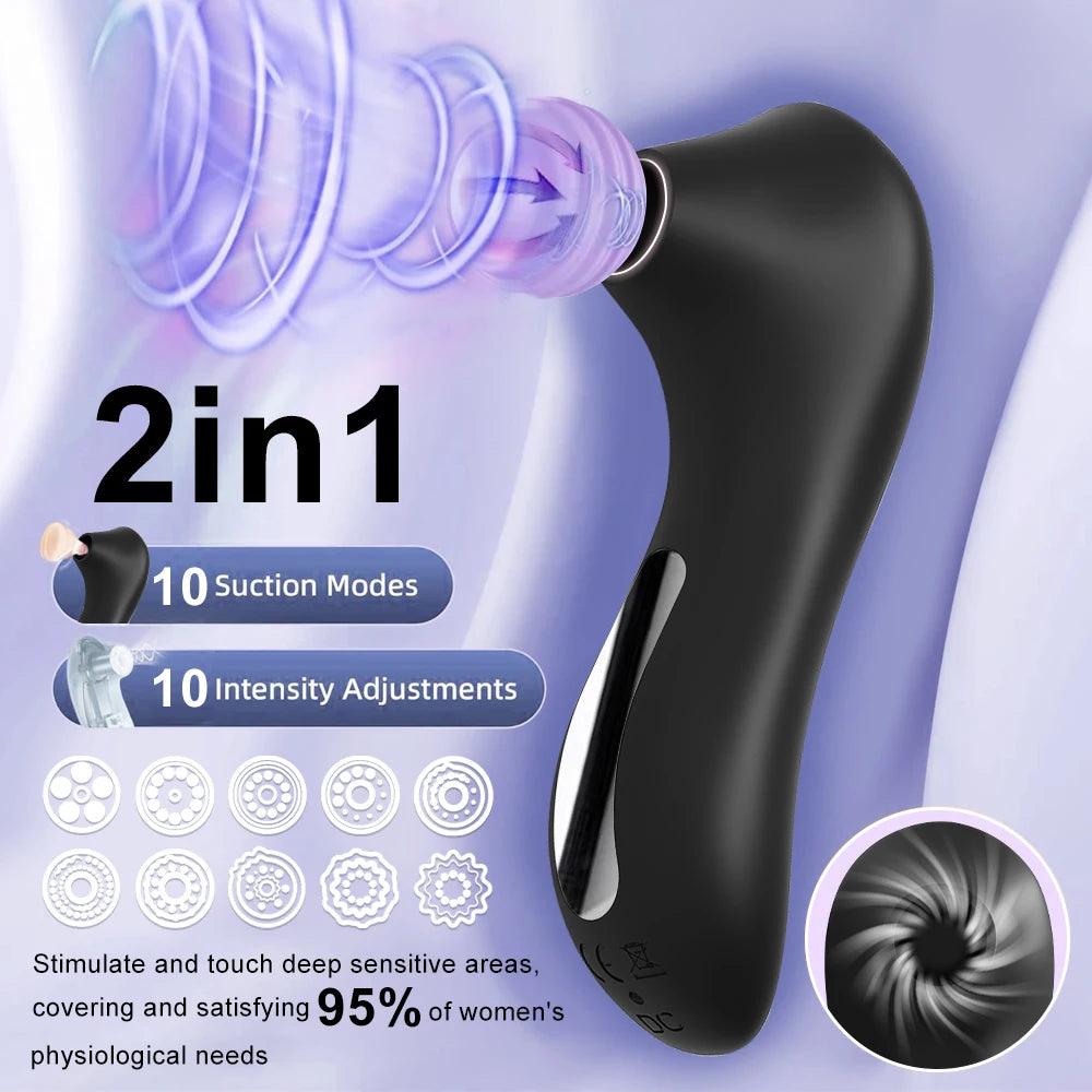 Powerful Clitoris Sucking Vibrator  Female G-spot Nipple Oral Vacuum Stimulator Massager Adults sex toys for couples Girls 18