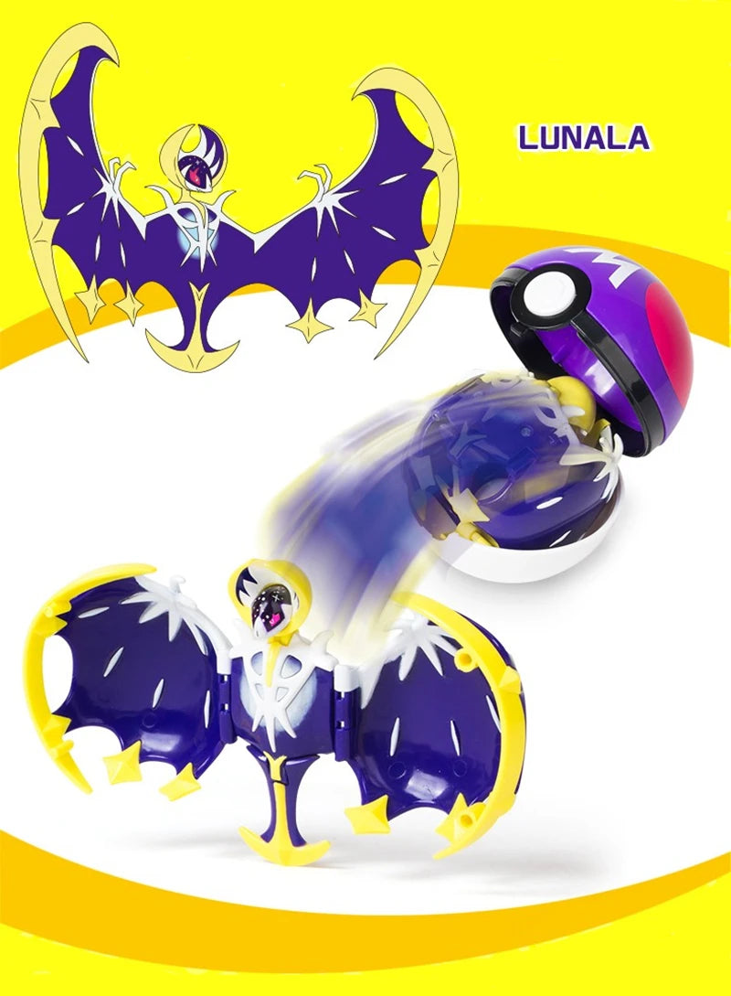 New Pokemon Figures Toys Variant Ball Model Pikachu Gengar Pokeball Dragonite Snorlax  Action Figure Lapras Pocket Monsters Toy
