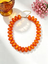 Bohemian Fashion Casual Dopamine Resin Bead Necklace Charms Chunky Jewelry Suitable for Women Daily Vacation Wear