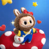 POP MART Labubu Monsters Sanrio Characters Series Vinyl Plush Mystery Guess bagBlind Box Anime Figure Soft Toy for Desktop Decor
