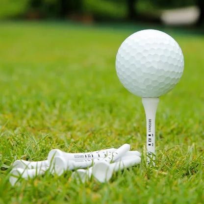 50pcs Durable Wooden Golf Seats Stabilizes Ball On The Course to Maintain a Perfect Tee Level and Improve Accuracy TE012