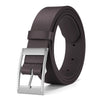New men's luxury belt PU leather belt metal pin buckle high-quality well-known brand designer belt jeans men's belt