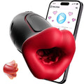 Automatic Man Masturbator Cup for Men Tongue Licking Stimulator Wireless Control Deep Throat Mouth Blowjob Glans Trainer Sex Toy