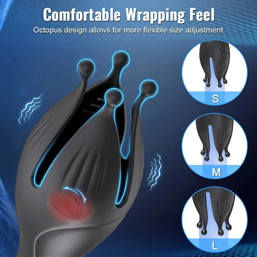 Exerciser Glans Stimulater Massager Penis Delay Trainer Mens Vibrator Male Masturbator Equipment Sex Toys For Men Adult Male