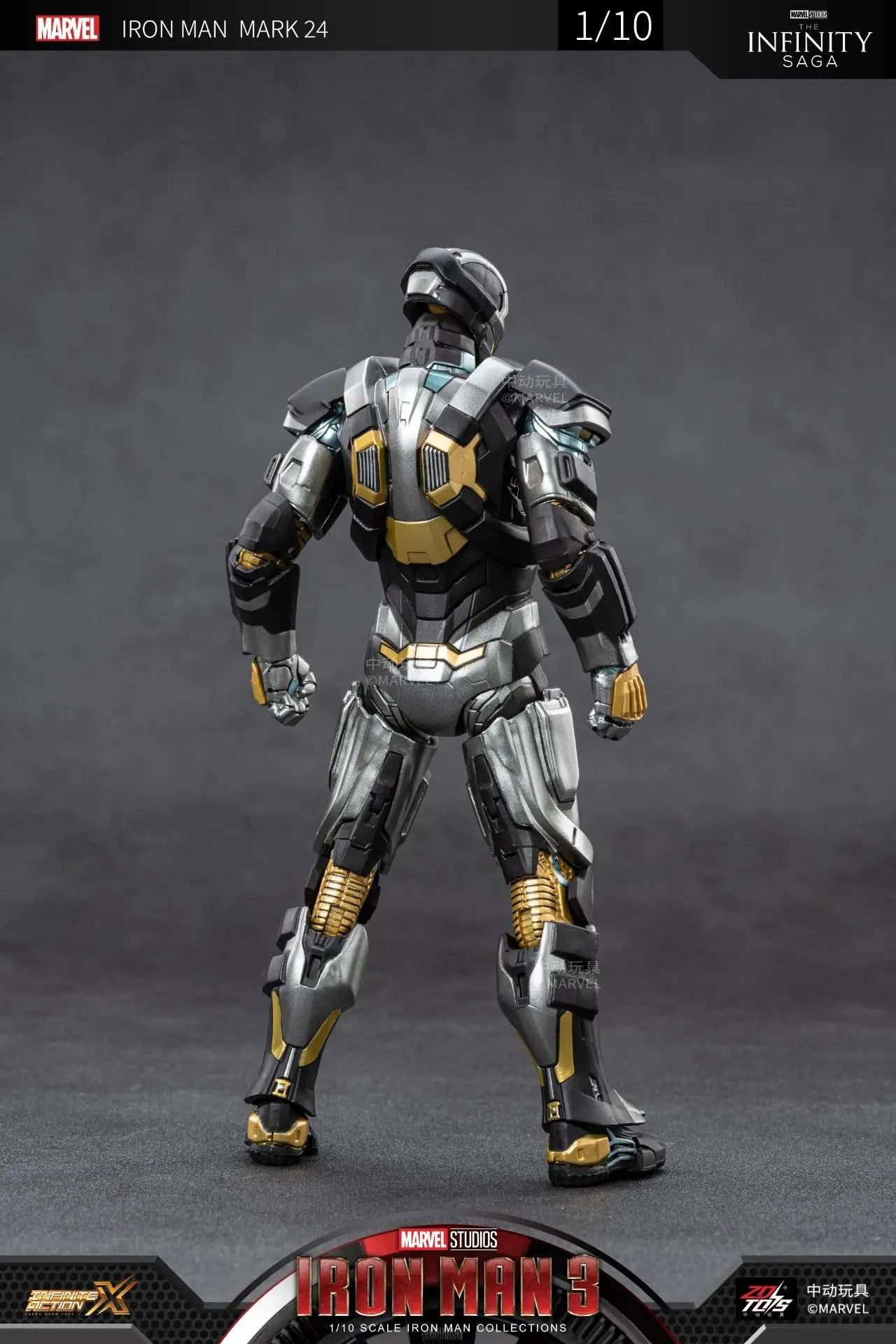 ZD Iron Man Figure Legends Iron Man Mk41 Mk47 Tank MK24 Iron Patriot 2.0 MK35 Red Snapper 1/10 Scale Iron Man Collections Gift