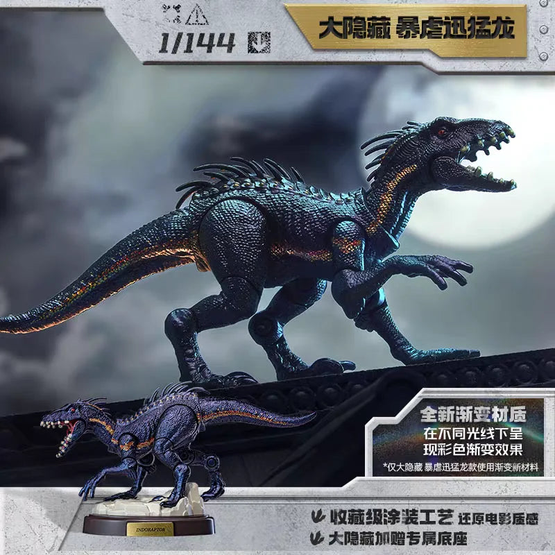 Blokees Jurassic World Dinosaurs Toy Velociraptor Triceratops Indominus T-Rex Model Collection Figure Kids Gift