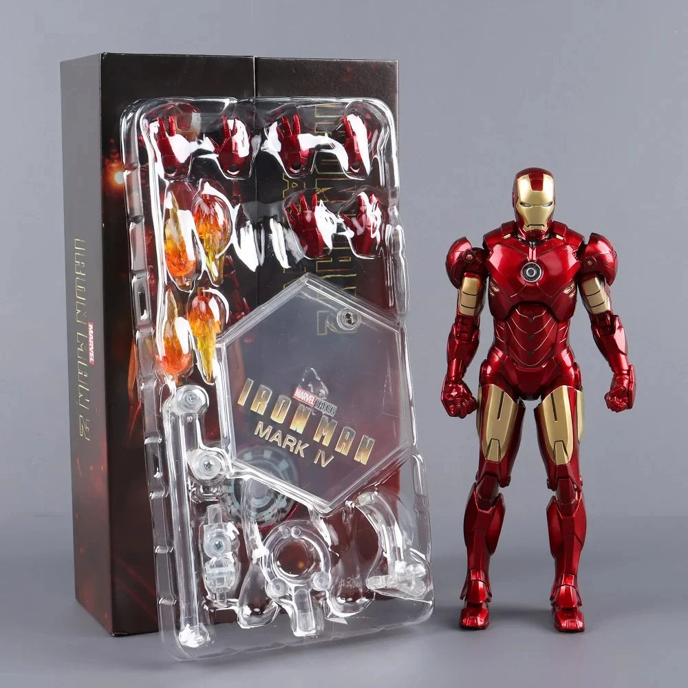 ZD Toys Iron Man Action Figure Joint Movable MK1 MK3 MK6 MK7 MK42 MK45 MK50 MK85 MK17 MK33 MK39 Adult Collection Figure Gift