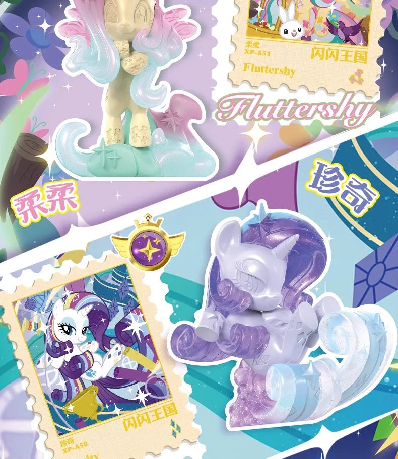 My Little Pony Blind Box Unicorn Twilight Sparkle Magic Rubber Doll Cartoon Creative Eraser Doll Girl Play Toy Gifts