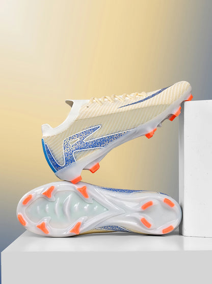 Shock Cushion AG FG Football Boots Thick Soft PU Textile TPU Outsole Reduce Foot Fatigue For Long-time Natural Grass Training