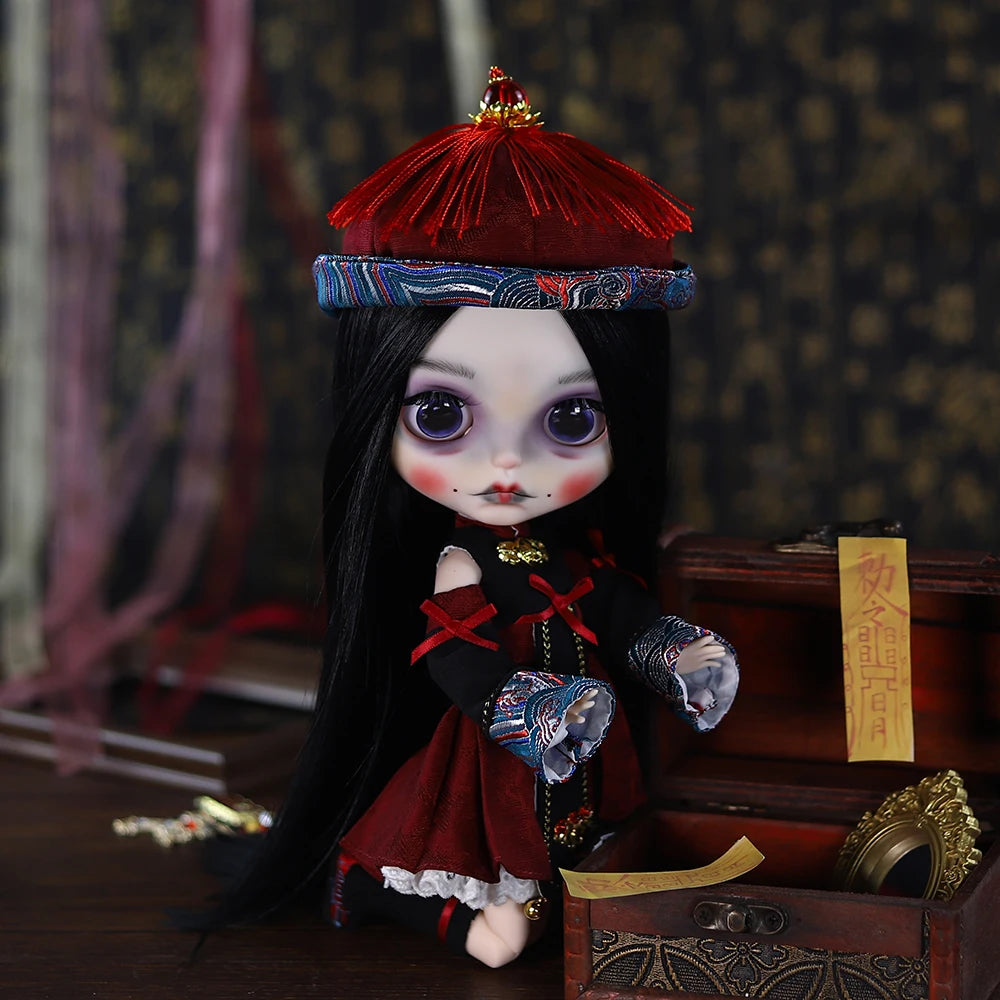 ICY DBS Blyth 1/6 Doll Hand drawn Set Zombie Set Long Eyelash Sleeping Eye Doll Set SD