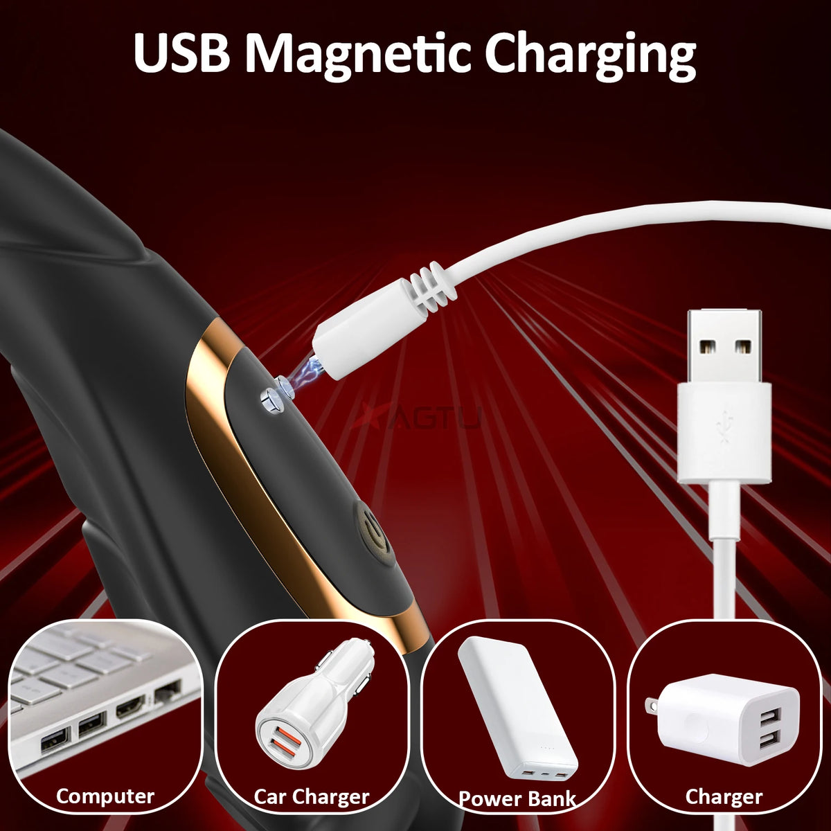 Ring Anal Plug Cock Ring Prostate Vibrator for Male Double Vibrating Delay Ejaculation Male Masturbator Sex Toys for Men