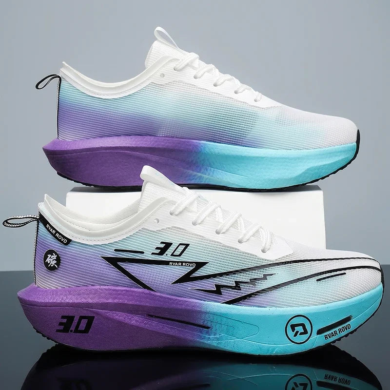 Men's Running Shoes Outdoor Luxury shoes Cushioning Race Breathable Couple Off-road Sneakers Non-Slip Mesh Trainer Shoes Fashion