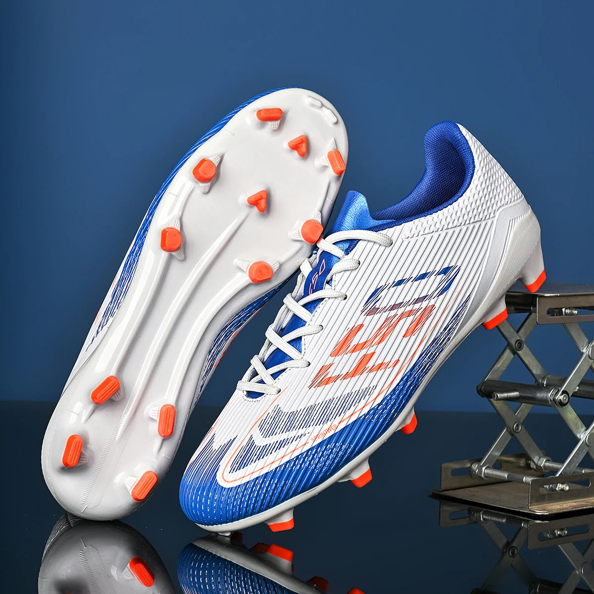 Breathable Football Shoes for Men, FG/AG Long Nail Anti Slip Outdoor Indoor Sports Shoes, A Must-Have for Fans