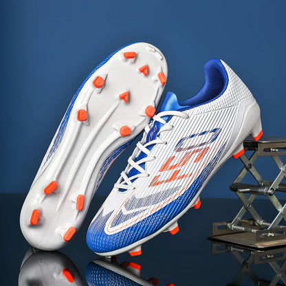 Breathable Football Shoes for Men, FG/AG Long Nail Anti Slip Outdoor Indoor Sports Shoes, A Must-Have for Fans