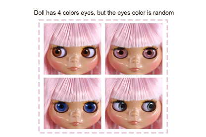 ICY DBS Blyth doll bjd joint body Tan Skin Cute Dress Clothing 1/6 30cm Girl Gift Anime SD