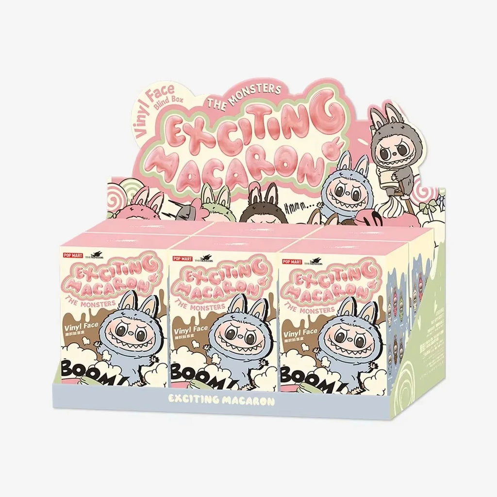LABUB 1.0 Sweet Macaron Series-POP MART: 100% Genuine Figure, Blind Box, Sweet Theme, Collecting/Gifting, Hot Trend!
