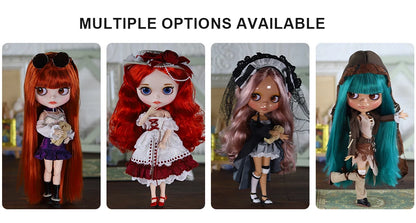 ICY DBS Blyth doll White Skin Glossy face Matte face Joint body with hand set A&B 1/6 bjd suitable diy makeup Special price