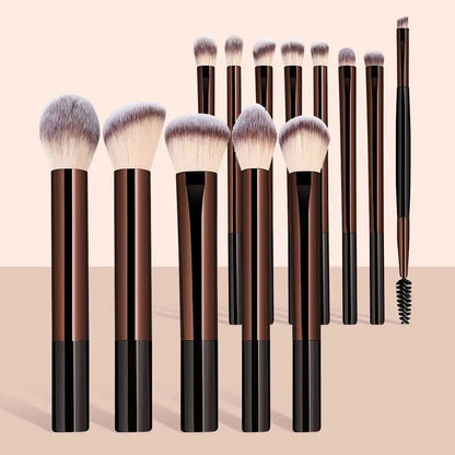 13-Piece Face & Eye Makeup Brush Set
