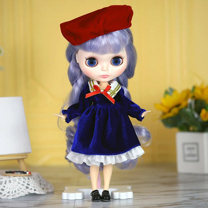 ICY DBS Blyth doll 1/6 Anime Doll joint body white Skin glossy face Special Combo with clothes, shoes and hands 30cm BJD TOY