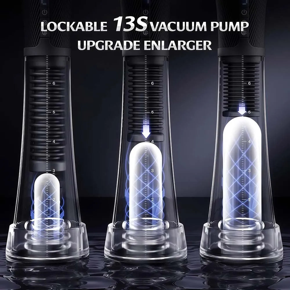 APP Control Electric Penis Pump for Men IPX7 Waterproof Male Masturbator Automatic Control Vacuum Suction Massager Adult Sex Toy