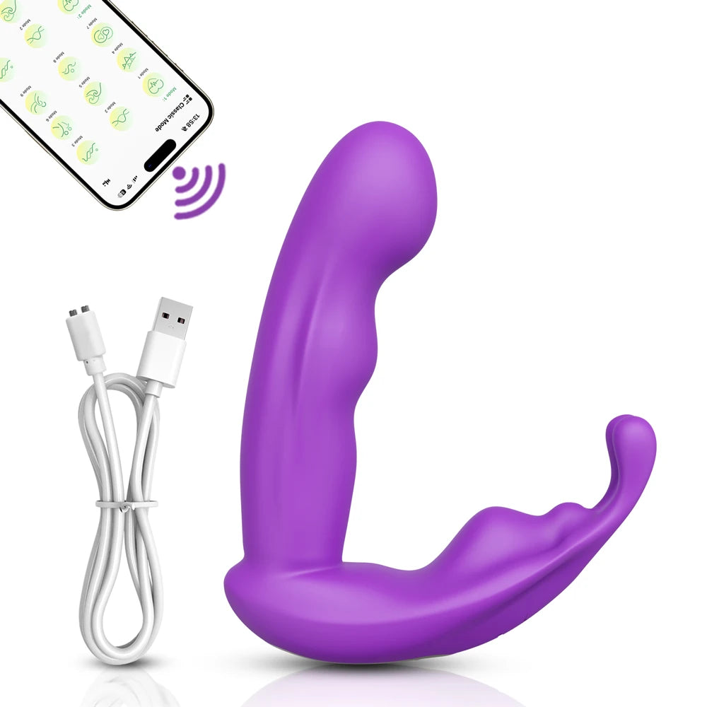 App-Controlled Butterfly Wearable Vibrator