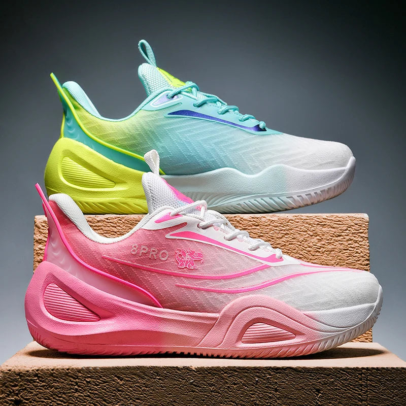 Men Basketball Shoes Unisex High Quality Sneakers Women Light Sports Shoes Outdoor Unisex Breathable Athletic Trainer Non-slip