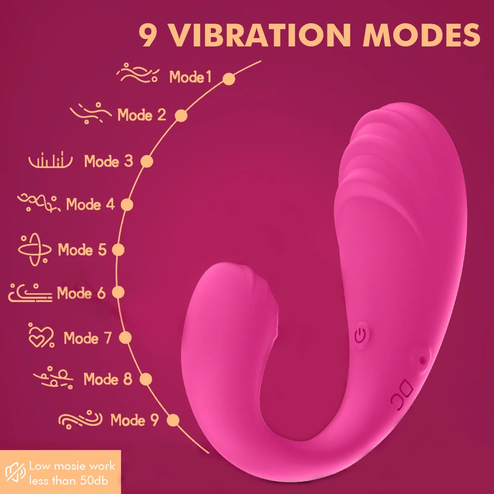Dual Motors APP Remote Control Vibrator Dildo For Women Wireless Bluetooth G Spot Anal Vibratoring Female Clit Vibrating Panties