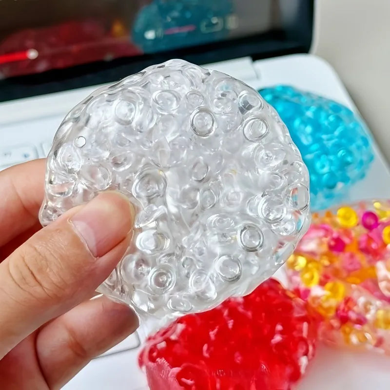 Squishy Balls Ice Beads Squeeze Toy Super Soft Mochi Fidget Toys Slow Rebound Toy for Friend Anxiety Relaxation Squeeze Gift