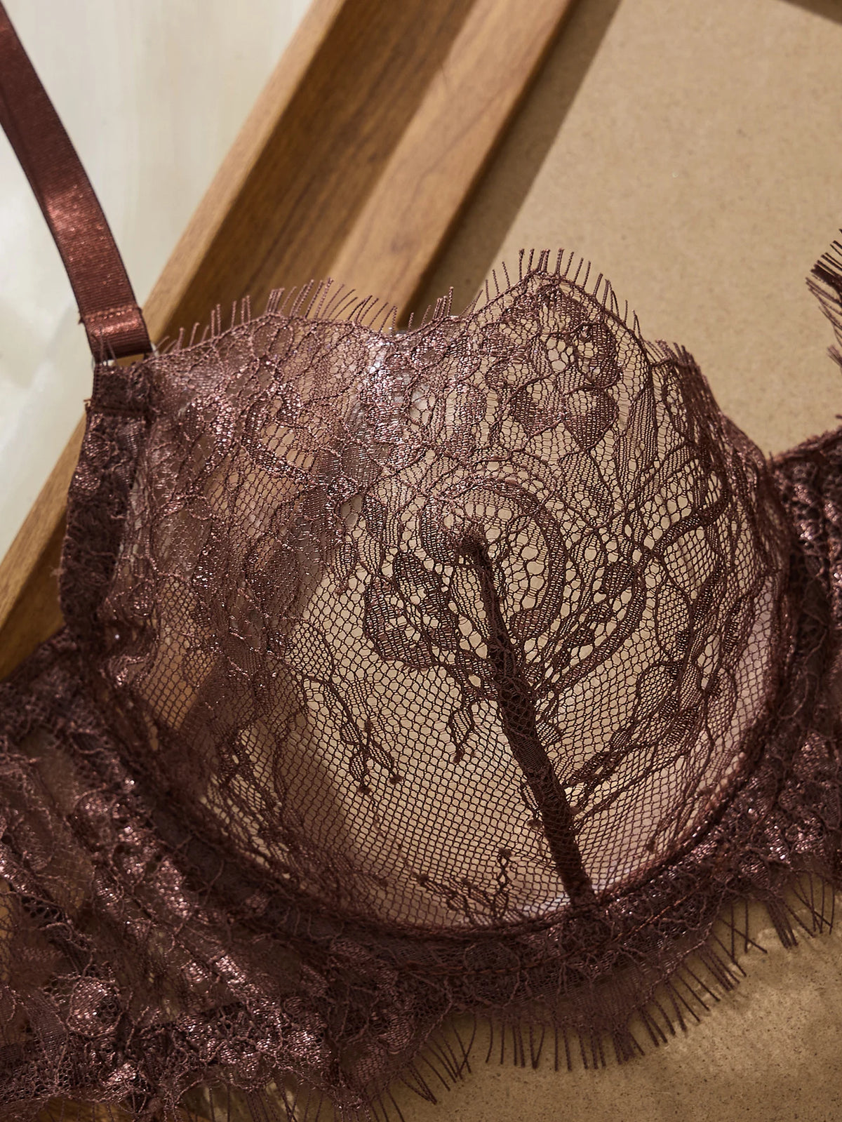 Women's Lightweight Lace Bra & Panty Set