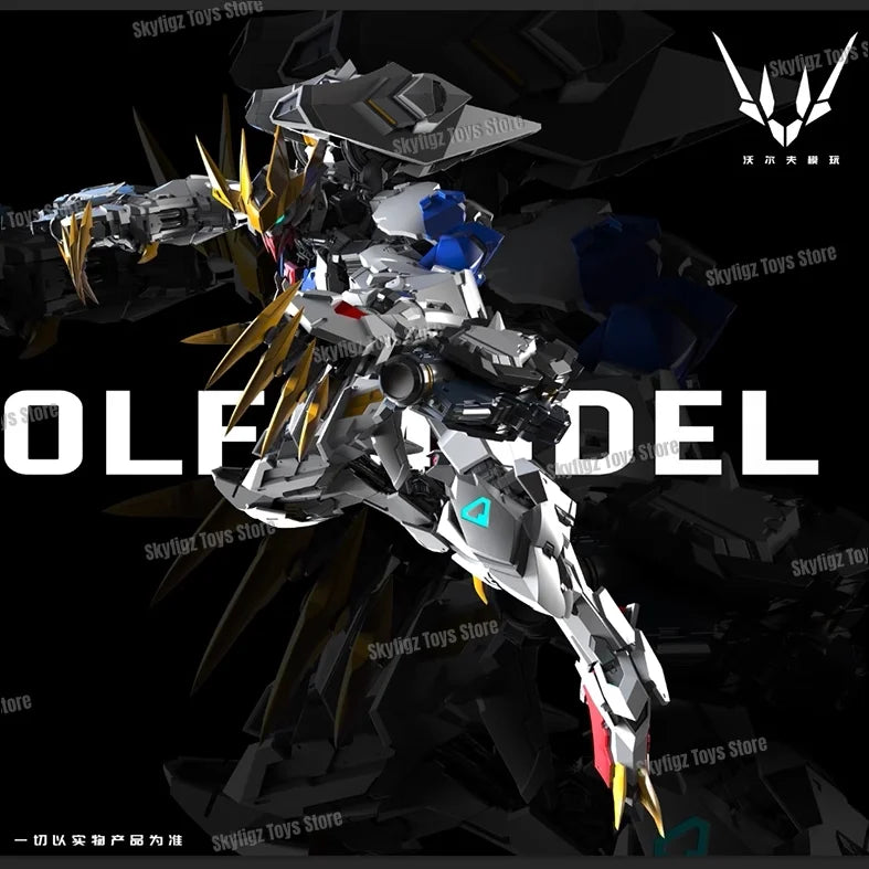 In Stock WOLF Second Batch of Repaired Version Model 1/100 MG Barbatos Wolf King GK Assembled Model Kit Movable Doll Robot