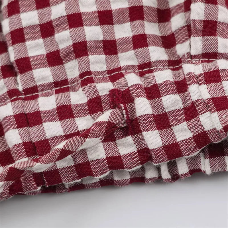 Guobioziy Women's Jacket 2026 Autumn New Plaid Long-Sleeve Drawstring Loose Jacket Parka Casual Fashion Versatile