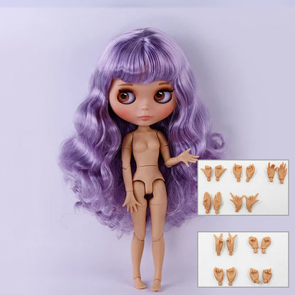ICY DBS Blyth Doll BJD Joint Body tan Skin Matte Face New face Set Doll 1/6 30cm Gift Anime SD