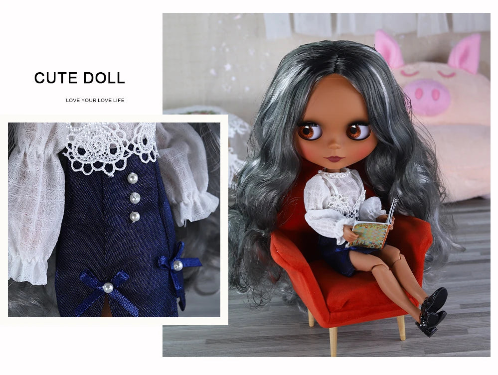 ICY DBS Blyth Doll 1/6 BJD Toy  Joint Body Set for Special Sale Random Eyes 30cm Anime Girl Gift