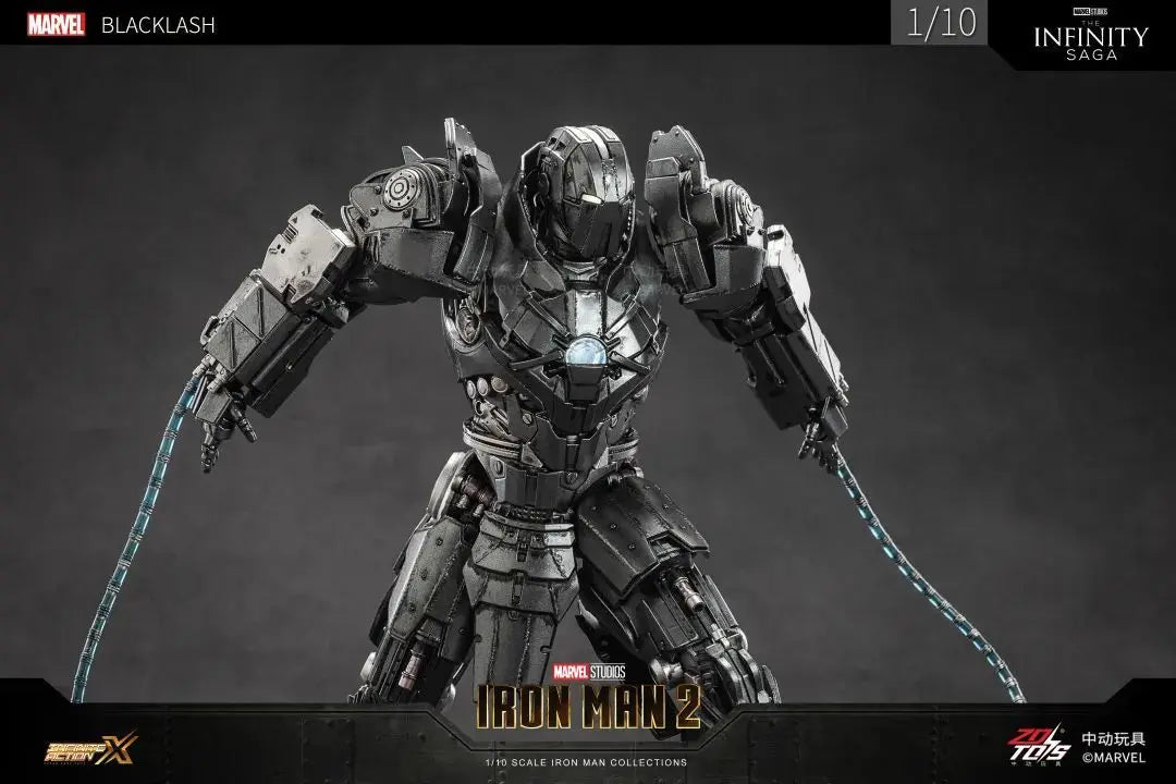 ZD Toys 1/10 Iron Man Figurines MK30 Iron Patriot Blacklash Figures MK33 MK39 MK17 MK21Action Movie Model Adult Collect Gift