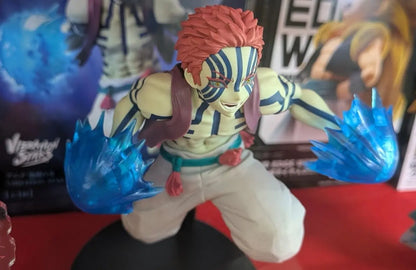 In Stock Bandai Original Genuine Banpresto Anime Yaiba Akaza Vibration Stars Plus 14cm Model Toy Figur