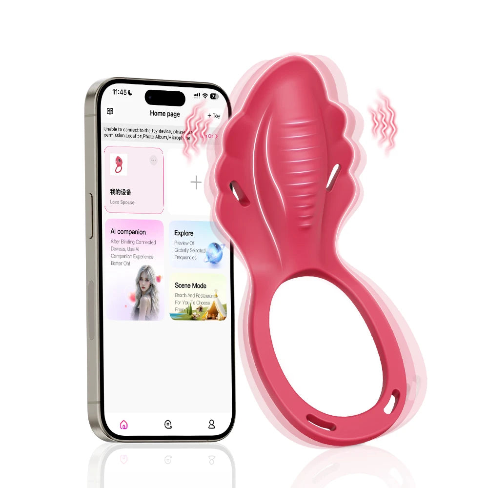 Adult Sex Toys Wearable Panty Vibrator Female Couple Sex Toy ,Vibrating Penis Ring Clitoral Stimulator,APP Controlled Vibrator