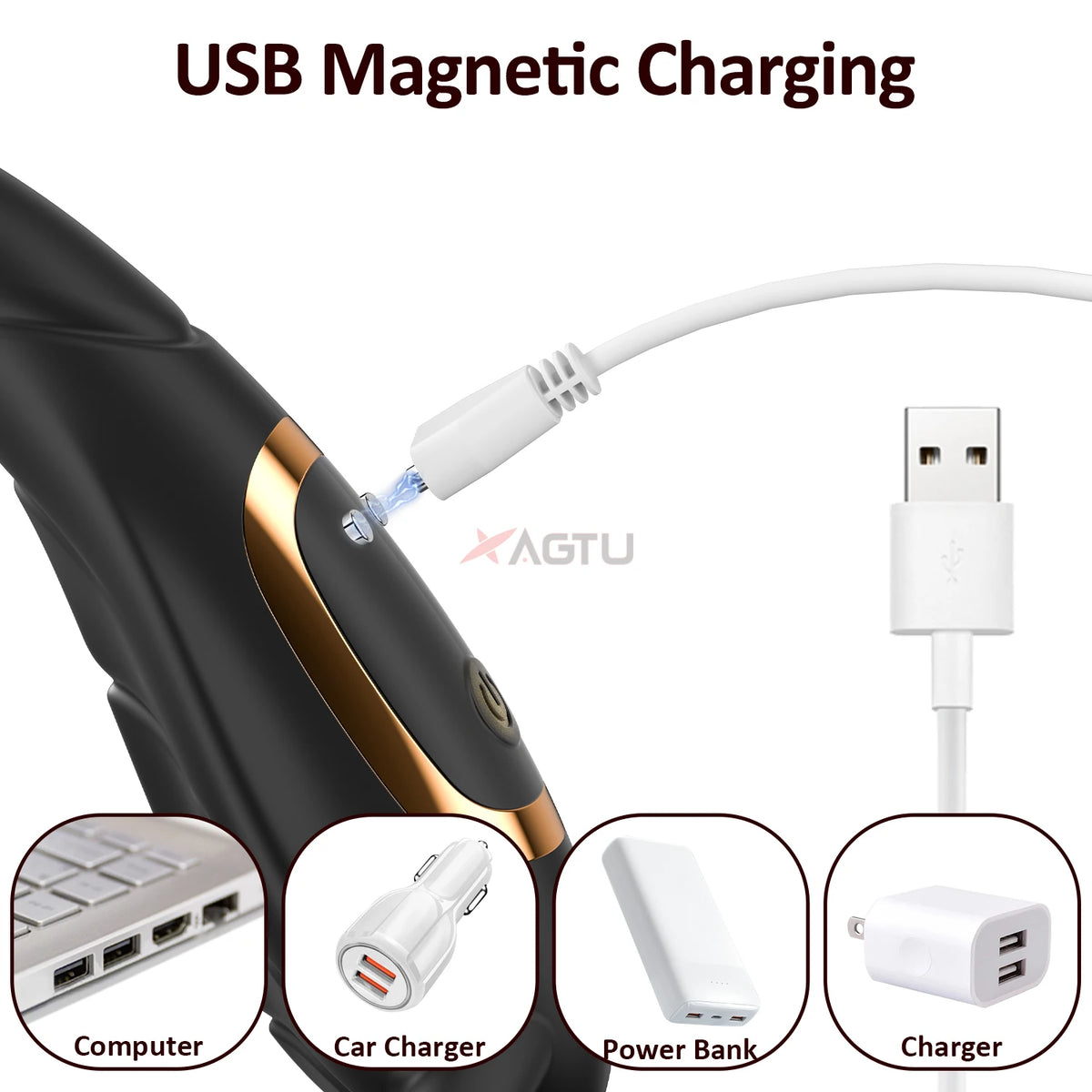 Ring Anal Plug Cock Ring Prostate Vibrator for Male Double Vibrating Delay Ejaculation Male Masturbator Sex Toys for Men