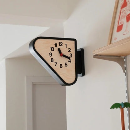 Luxury Triangle Wall Clock Corner Double Sided Wall Clock Creative Art Living Room Clocks Kitchen Bedroom Watch Home Decor