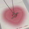 New Wine Red Cherry Gold Color Pendant Necklace For Women Personality Fashion Necklace Wedding Jewelry Birthday Gifts