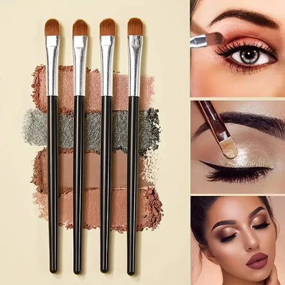 Professional Makeup Brush Set with Sponge & Storage Options