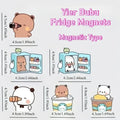 Cute Bubu Dudu Fridge Magnets Kawaii Panda Yier Refrigerator Magnets Sticker Home Decor Sticker Creative Anime Home Accessories