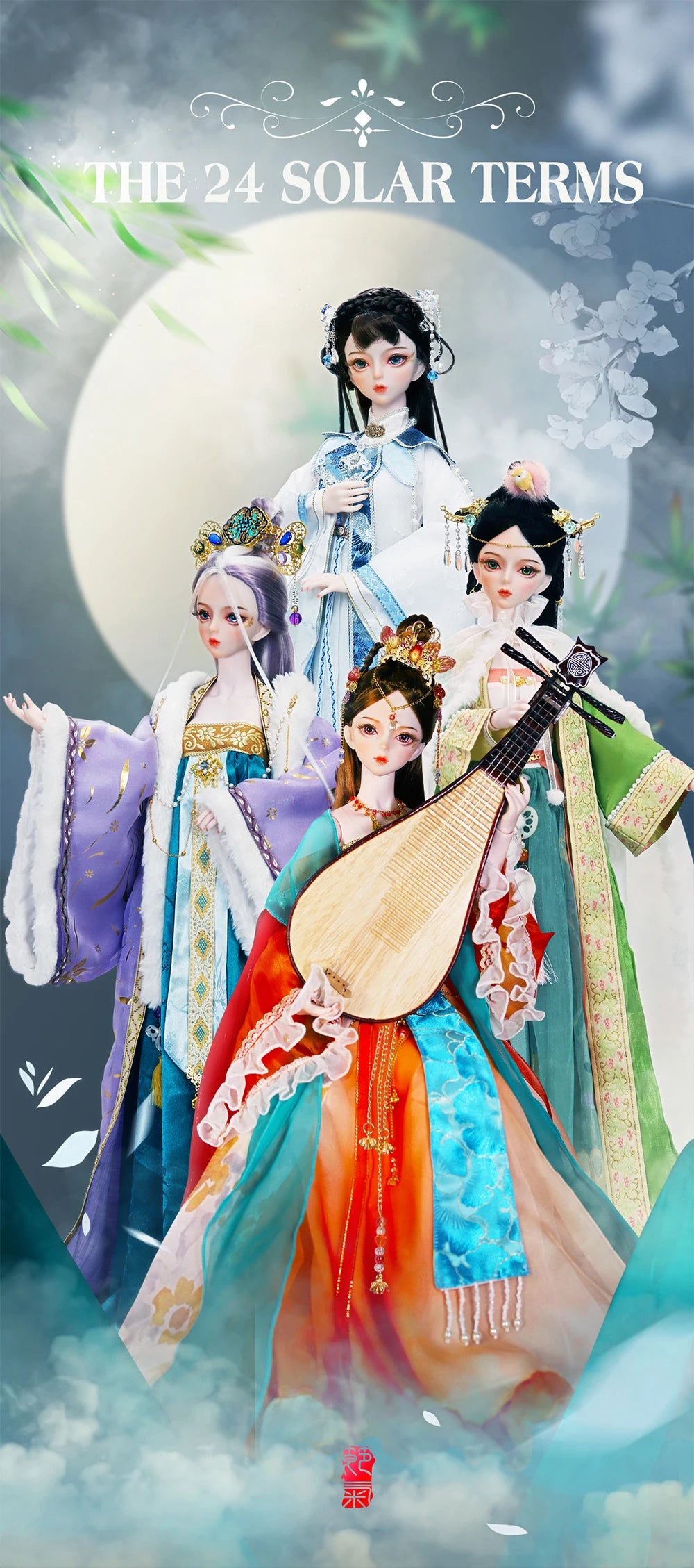 DBS 1/3 BJD toy Dream Fairy Season Series mechanical joint Body hand-painted makeup high quality 60cm collection doll sd
